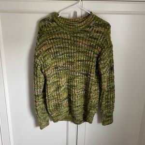 Wilfred Free Chunky Knit Sweater Size XS Green